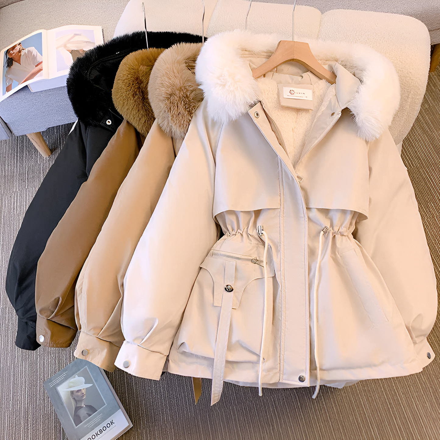 Olivia | Women's Elegant Winter Coat with Long Sleeve