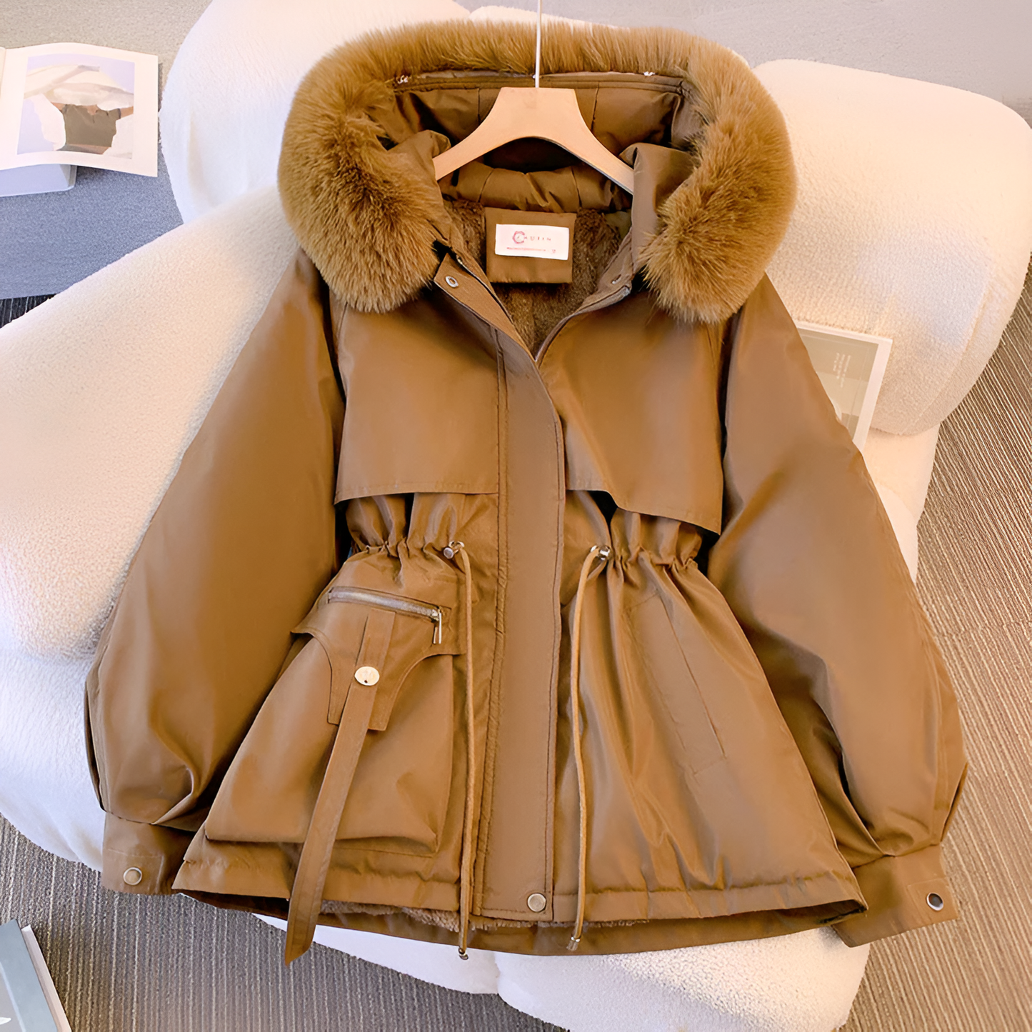 Olivia | Women's Elegant Winter Coat with Long Sleeve