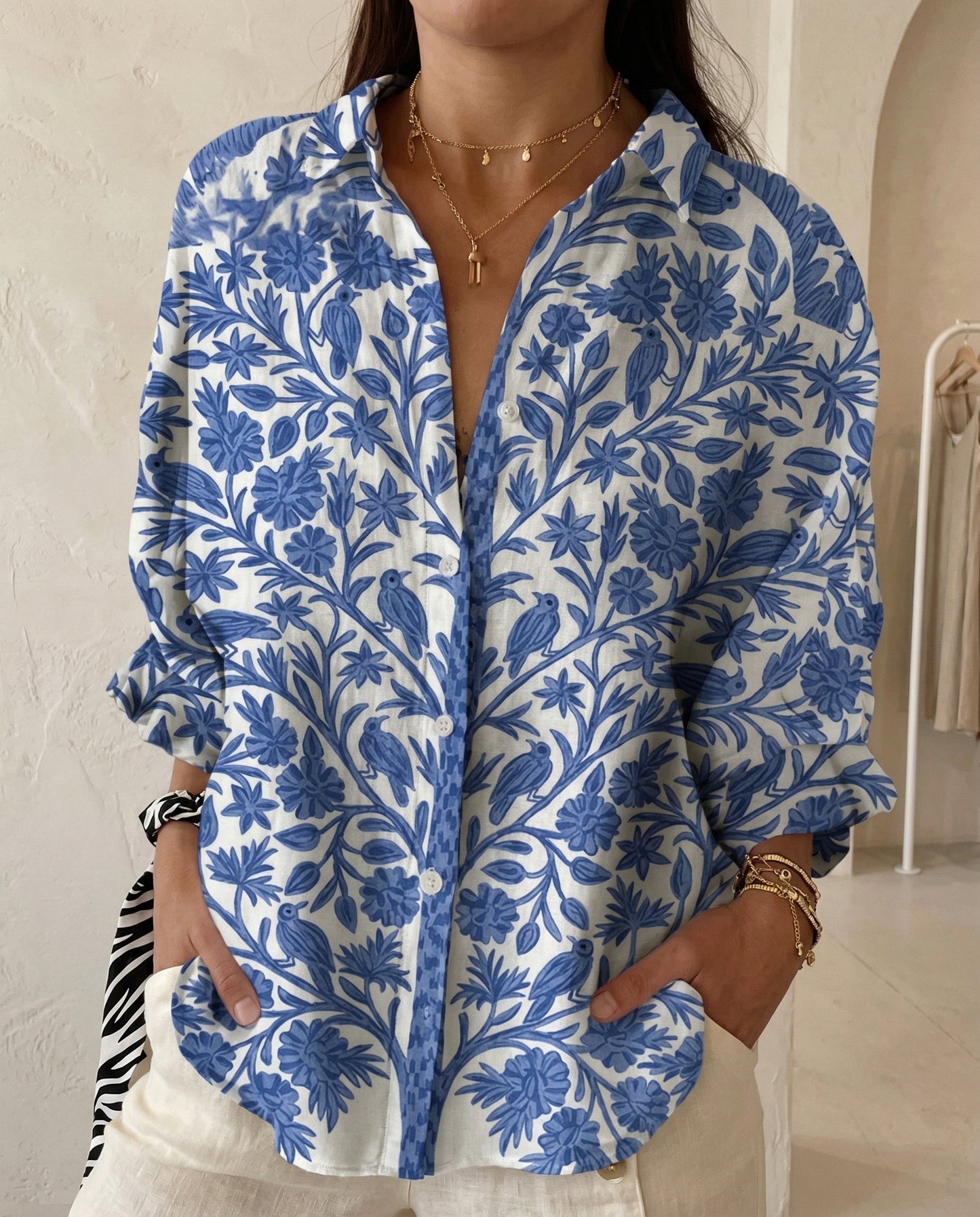Rosalie | Women's Relaxed Floral Garden Top