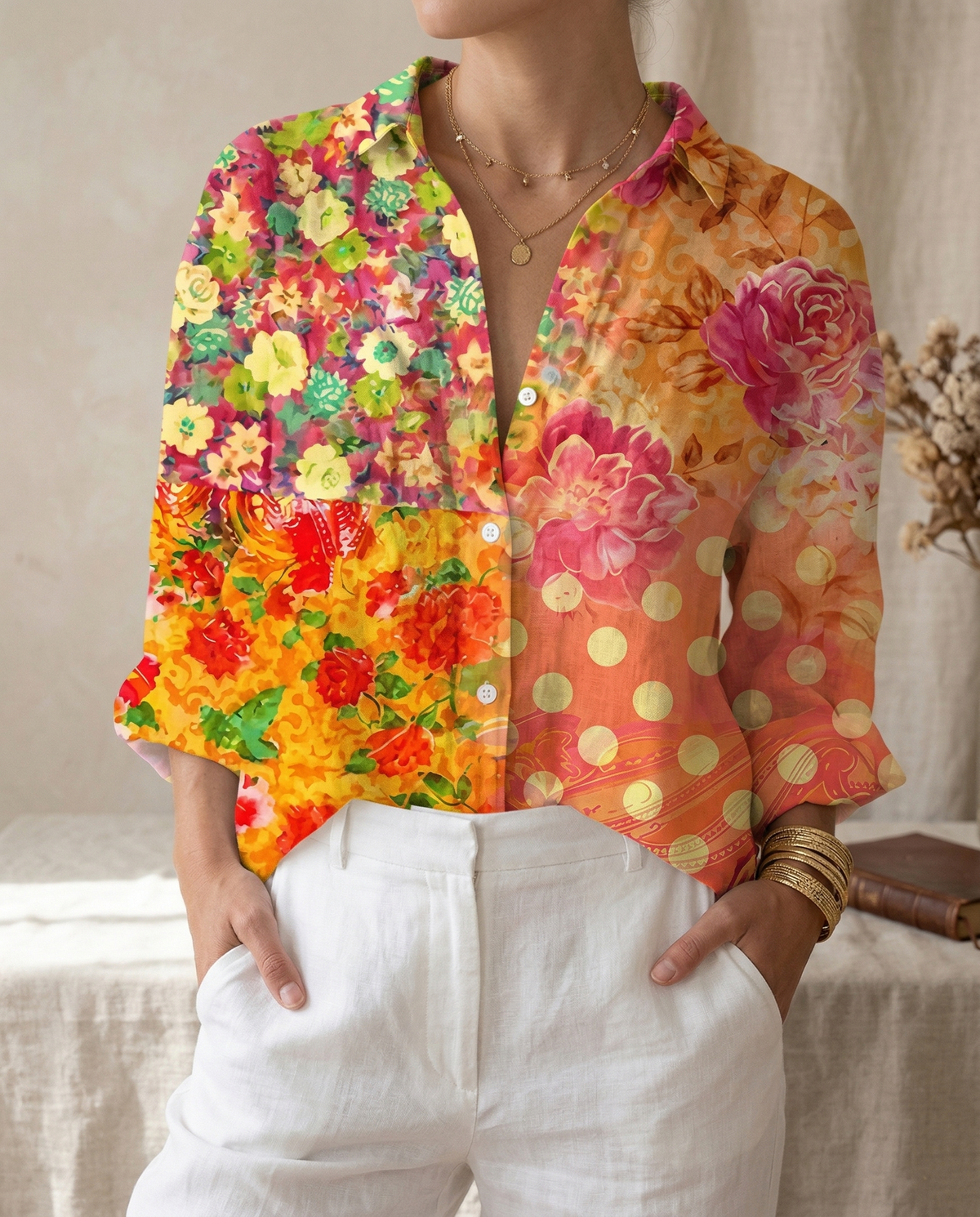 Rosalie | Women's Relaxed Floral Garden Top