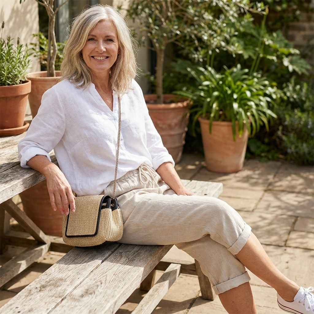 Isla | Cotton Linen Shorts