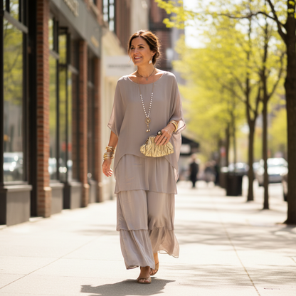 Susan | Women's Elegant Long Flowing Maxi Dress