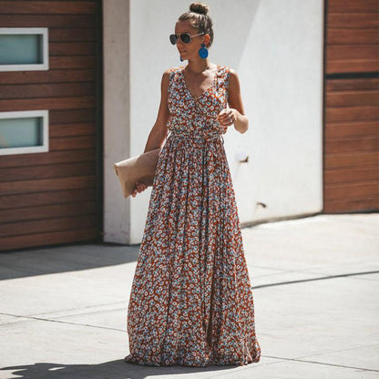 Vera | Women's Stylish Long Maxi Dress with Ruffle Detail