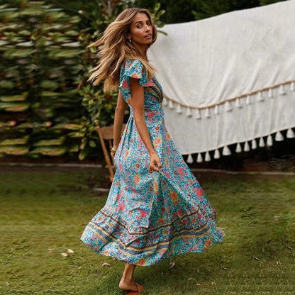 Veronica | Women's Maxi Dress with High Slit