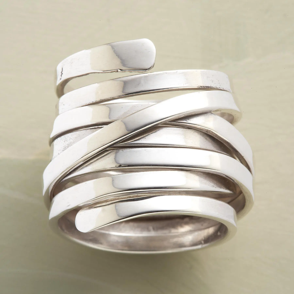 Lourdes | Vintage Silver Ring with Thickness