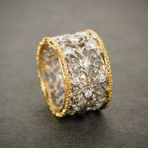 Teressa | Vintage Ivy Ring with Zircon