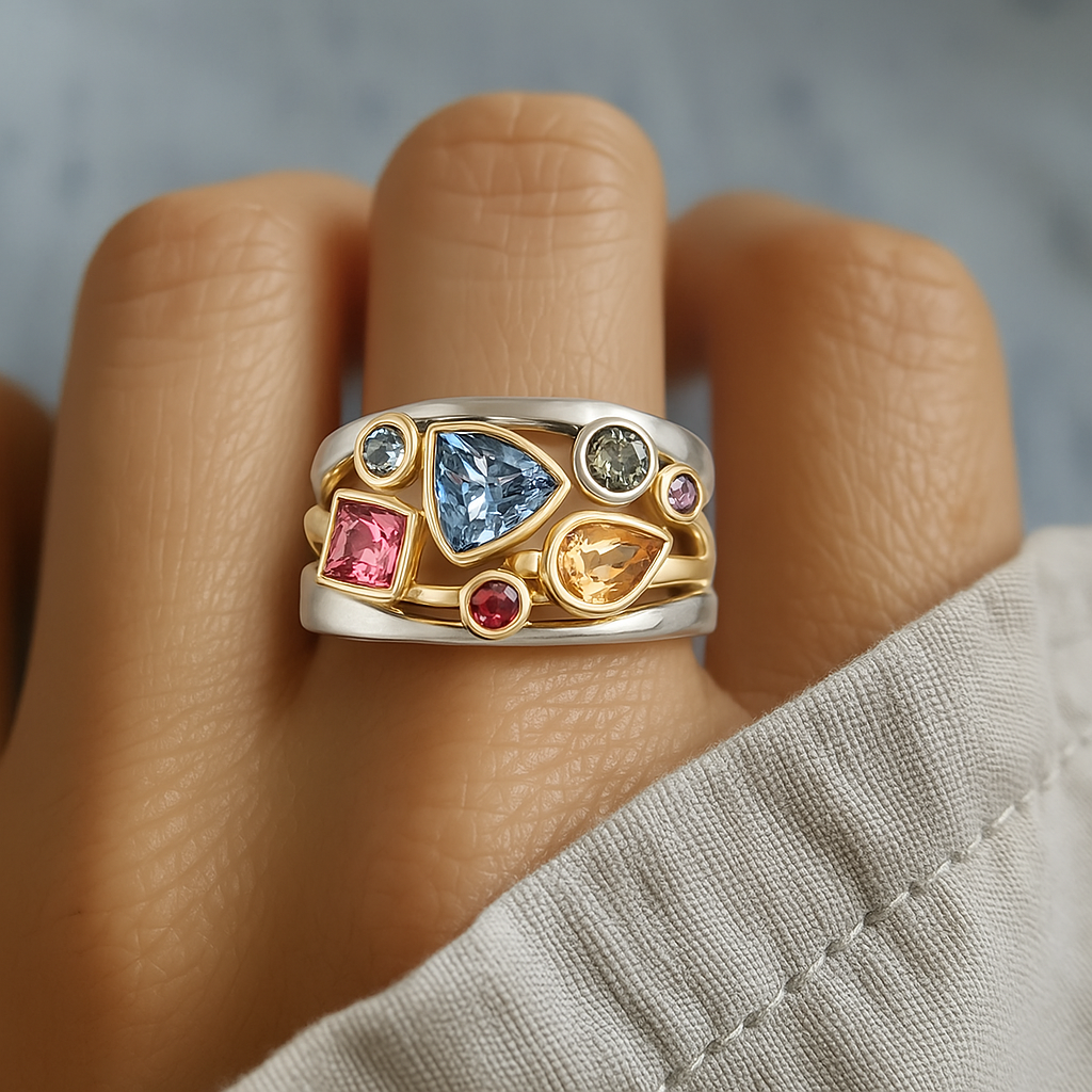 Vintage Ring with Bunter Zircon