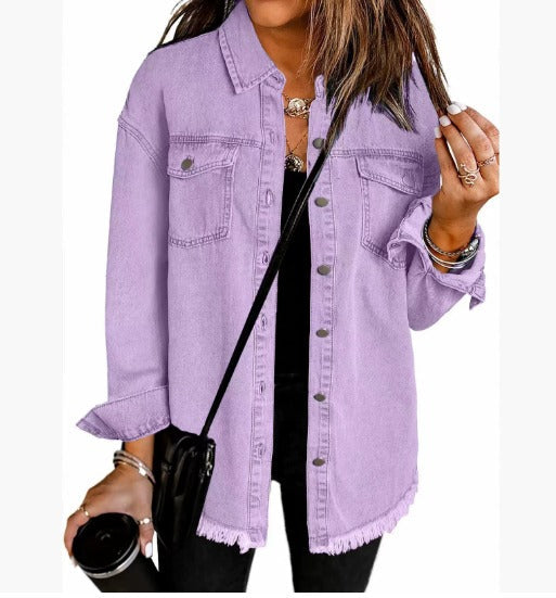 Roxane | Relaxed Classic Everyday Denim Jacket with Pockets