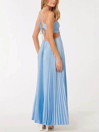 Tansy | Women's Summer Glow Halter Maxi Dress