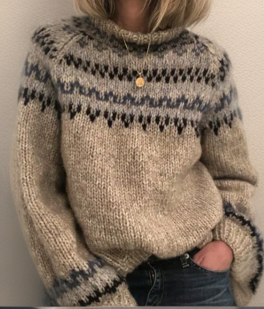 Ashley | Women's Vintage Handcrafted Icelandic Jumper