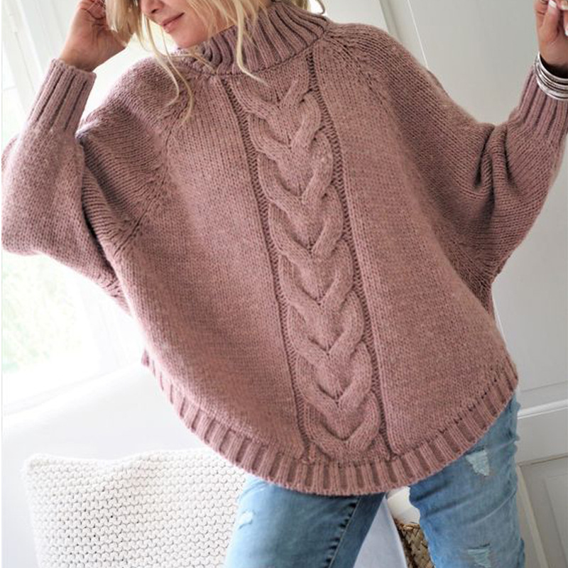 Heidi | Women's Longline Comfortable Vintage Cable Jumper