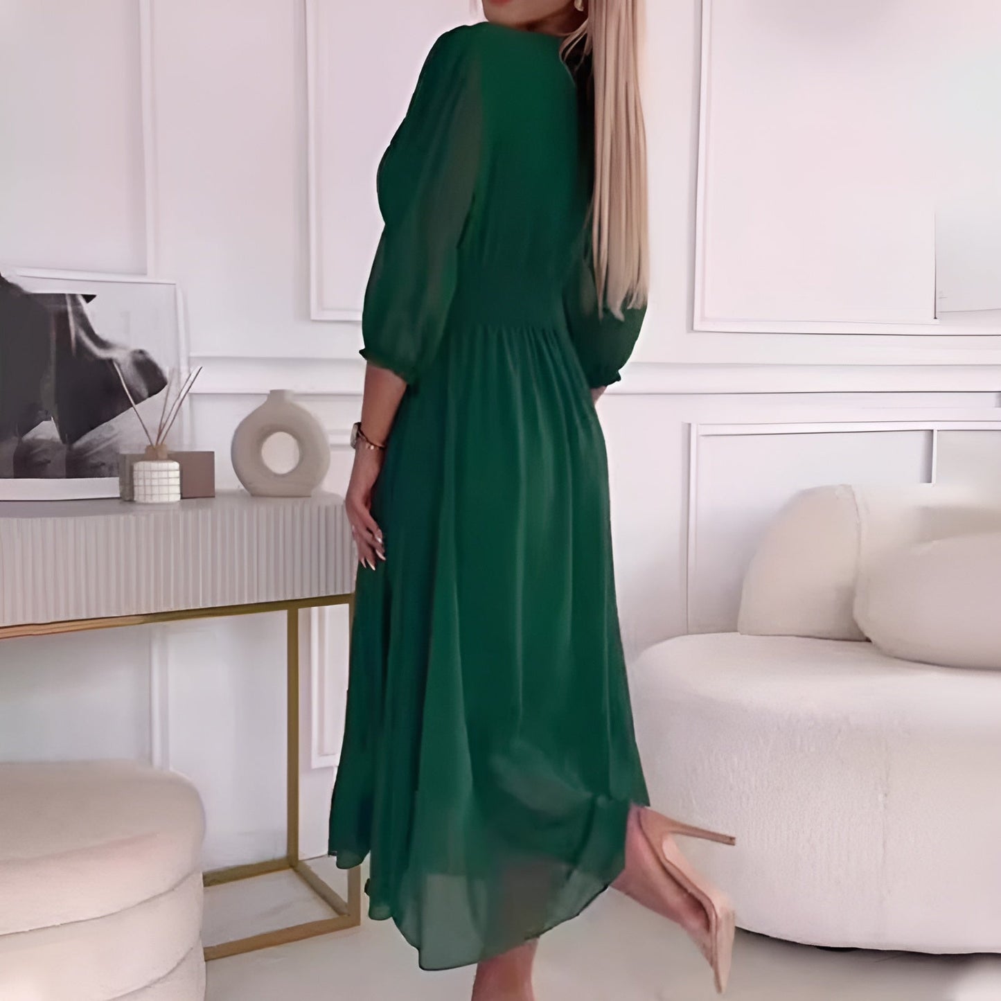 Isla | Women's Lightweight Silky Midi Dress