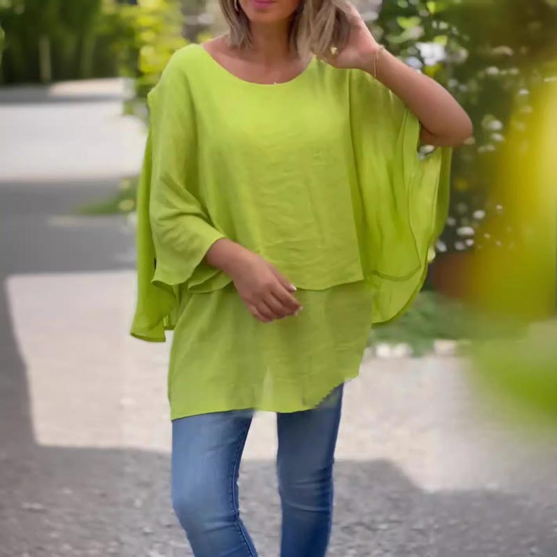 Lumiere | Women's Longline Breezy Layered Top