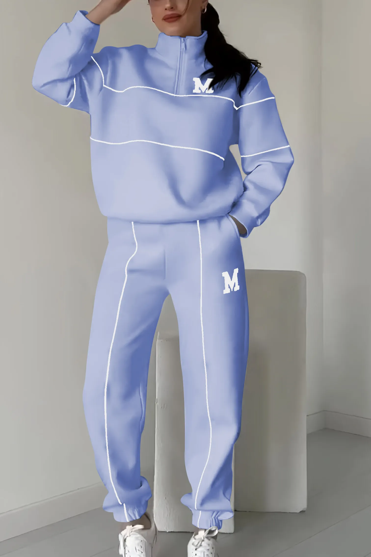 Helena | Women's Relaxed Elegant Set with Long Sleeve