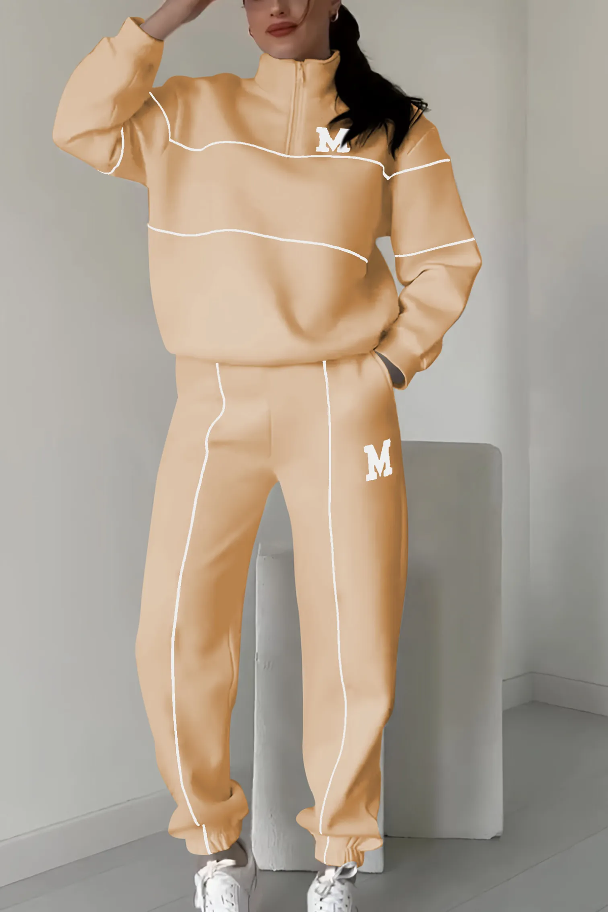 Helena | Women's Relaxed Elegant Set with Long Sleeve
