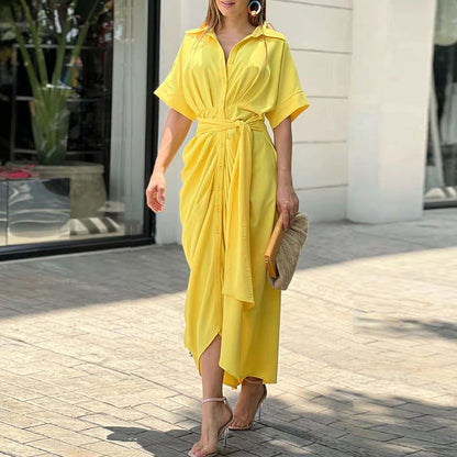 Amalia | Women's Luxe Wrap Maxi Dress (Almost Sold Out)
