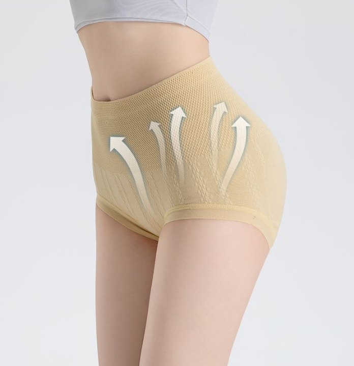 Women's Antibacterial High-Waisted Tummy Control Underwear