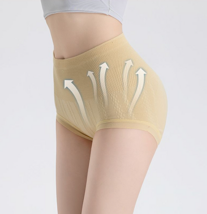 Women's Antibacterial High-Waisted Tummy Control Underwear