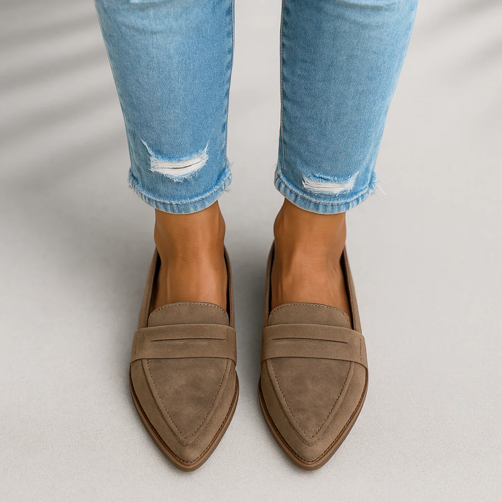 Rosa | Women's Cushioned Pointed-Toe Orthopedic Moccasins with Arch Support