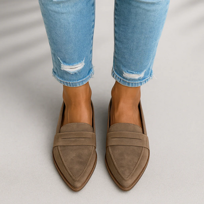 Rosa | Women's Cushioned Pointed-Toe Orthopedic Moccasins with Arch Support