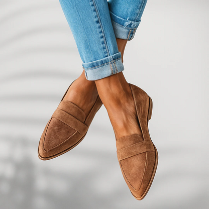 Rosa | Women's Cushioned Pointed-Toe Orthopedic Moccasins with Arch Support