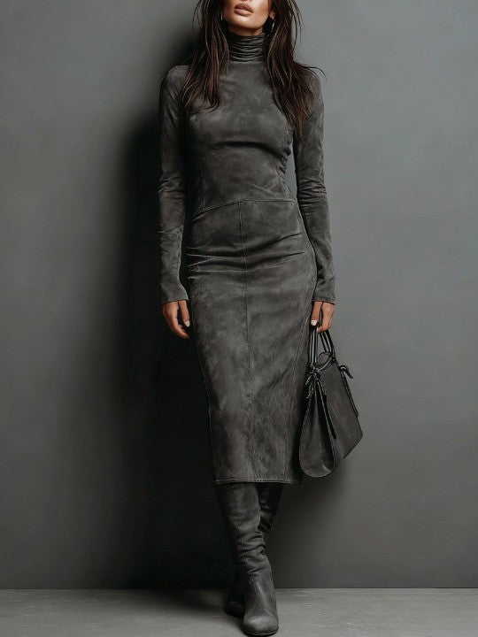 Women's Mildred Chic Maxi Dress with Long Sleeve