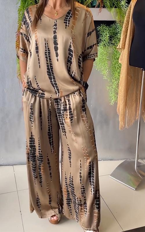 Marie | Women's Relaxed Casual Printed Set