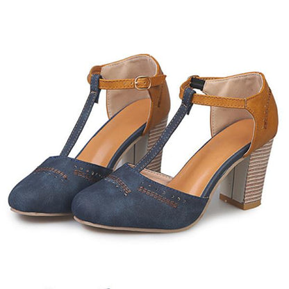 Janet | Women's Slip-Resistant Slip-On Stylish Orthopedic Heels with Arch Support