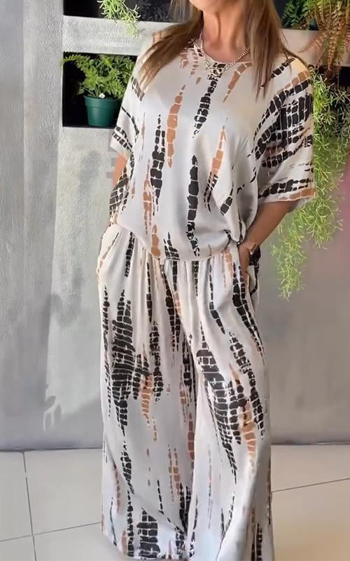 Marie | Women's Relaxed Casual Printed Set