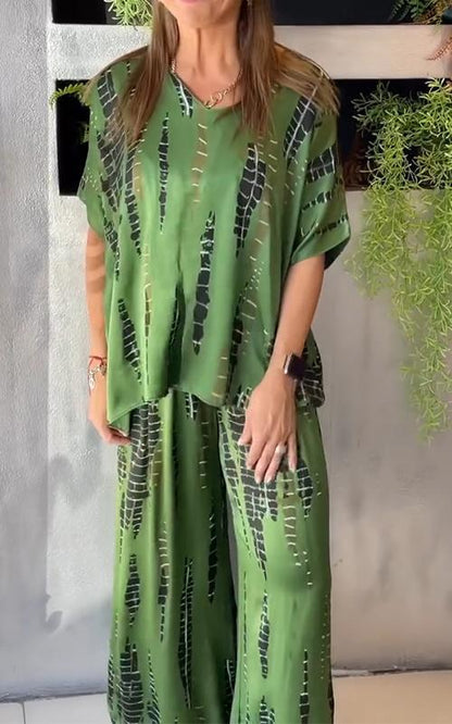 Marie | Women's Relaxed Casual Printed Set