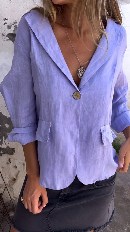 Ellie | Women's Minimalist Blazer with Pockets