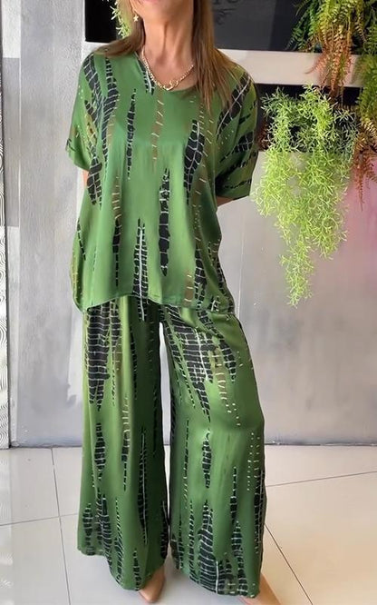 Marie | Women's Relaxed Casual Printed Set