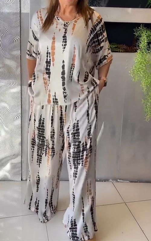Marie | Women's Relaxed Casual Printed Set