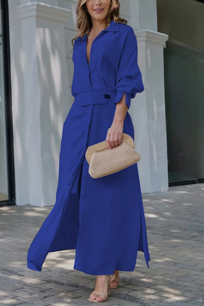 Jeanette | Women's V-Neck Maxi Dress