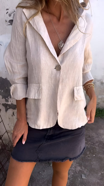 Ellie | Women's Minimalist Blazer with Pockets
