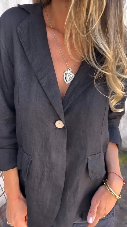 Ellie | Women's Minimalist Blazer with Pockets