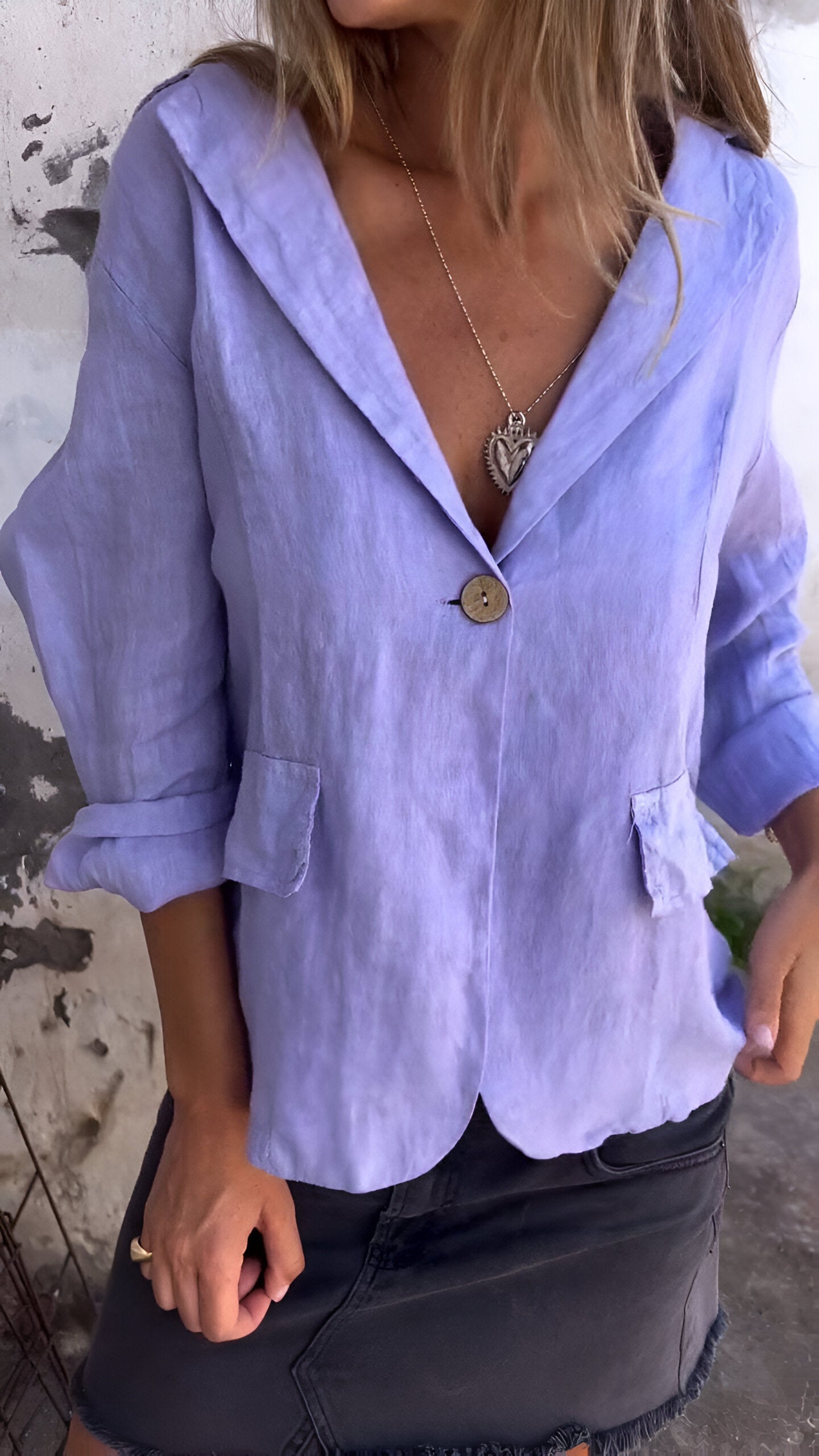 Ellie | Women's Minimalist Blazer with Pockets