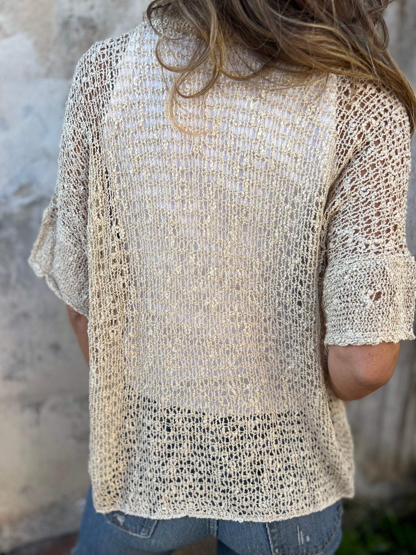 Barbara | Women's Longline Elegant Textured Top