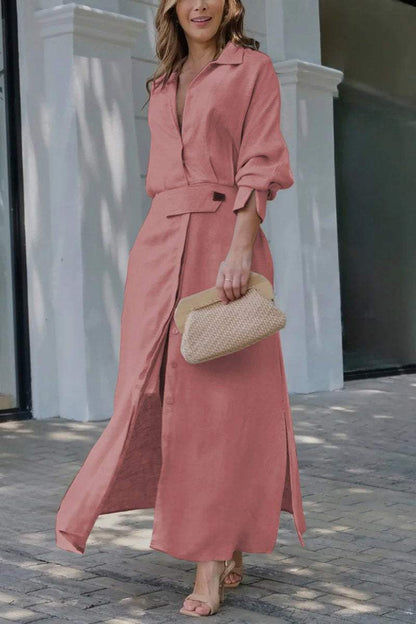 Jeanette | Women's Maxi Dress with V-Neck