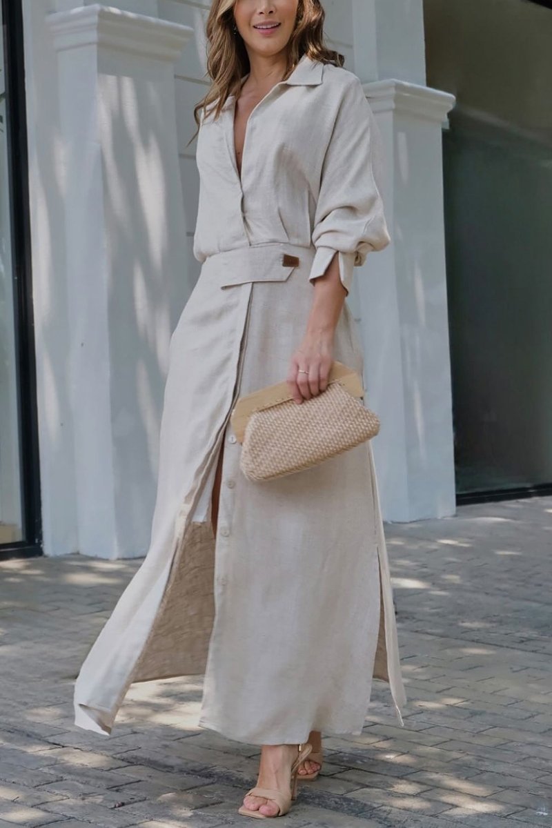 Jeanette | Women's Maxi Dress with V-Neck
