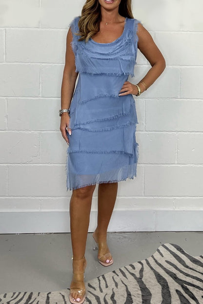 Ilaira | Women's Chic Sleeveless Midi Dress