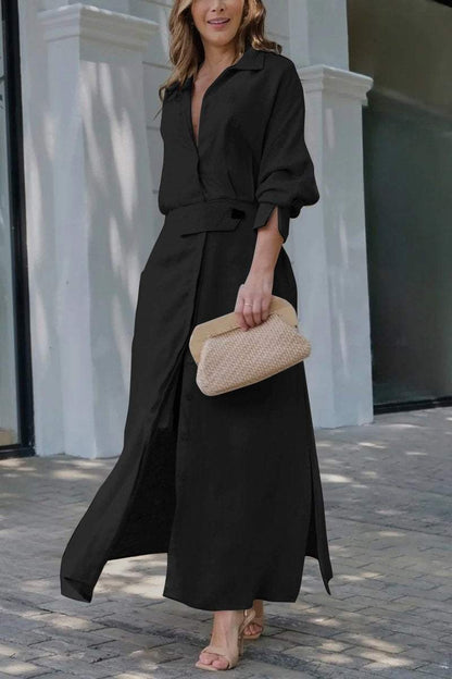Jeanette | Women's V-Neck Maxi Dress