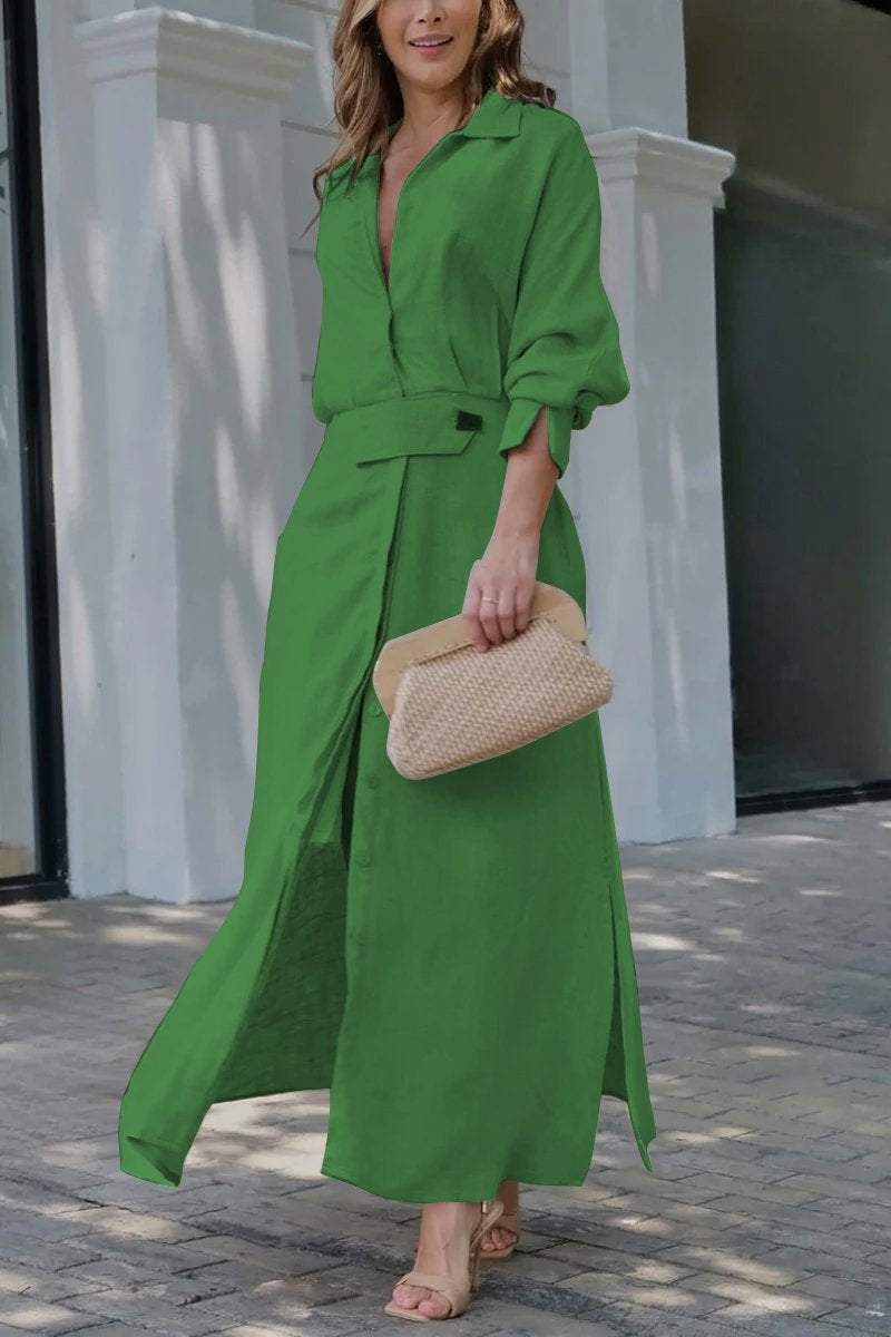 Jeanette | Women's V-Neck Maxi Dress