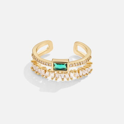 Eugenia | Ring made of layered crystal