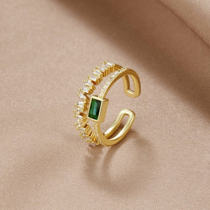 Eugenia | Ring made of layered crystal