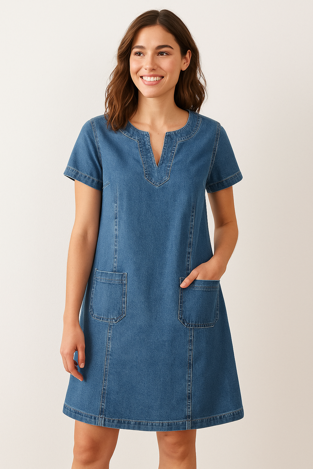 Siena | Women's Casual Charm Everyday Dress with Pockets