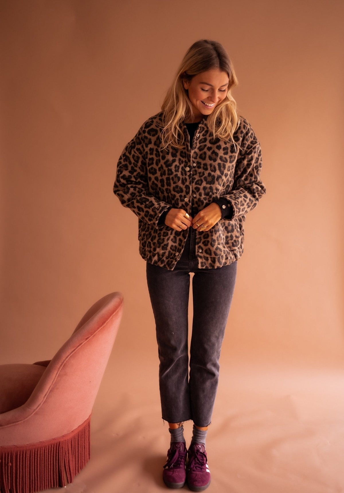 Katarzyna | Women's Timeless Leopard Print Jacket