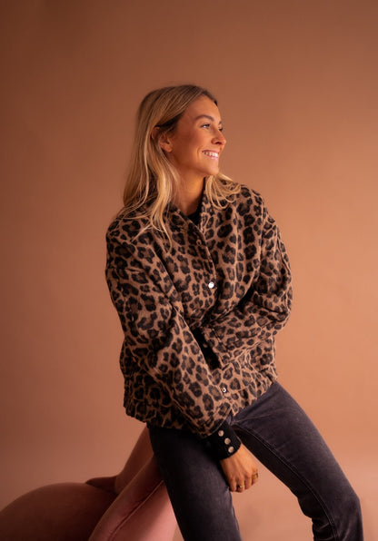 Katarzyna | Women's Timeless Leopard Print Jacket