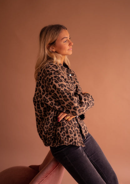Katarzyna | Women's Timeless Leopard Print Jacket