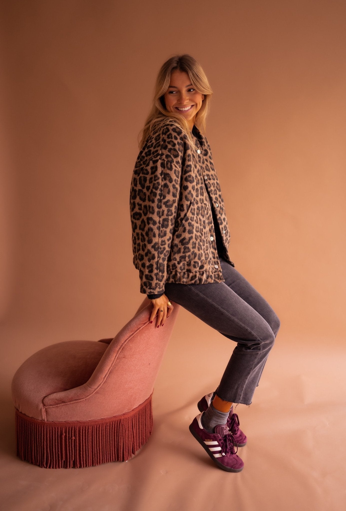 Katarzyna | Women's Timeless Leopard Print Jacket